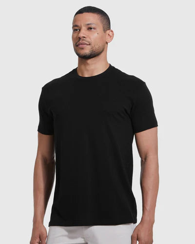 Black Crew Neck T-Shirt - Kite App