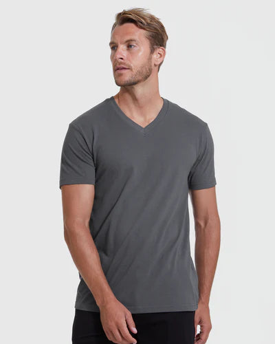 Mist Short Sleeve Vee Neck Shirt