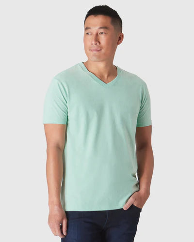 Mist Short Sleeve Vee Neck Shirt
