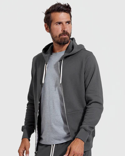 Fleece French Terry Zip Hoodie