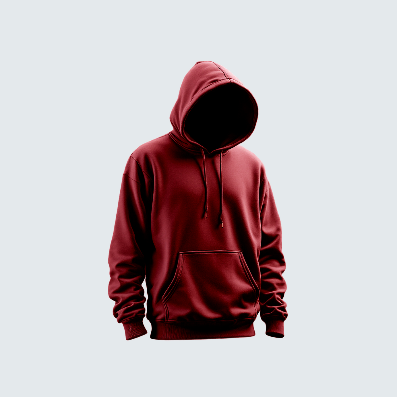 The Solid Hoodie Red