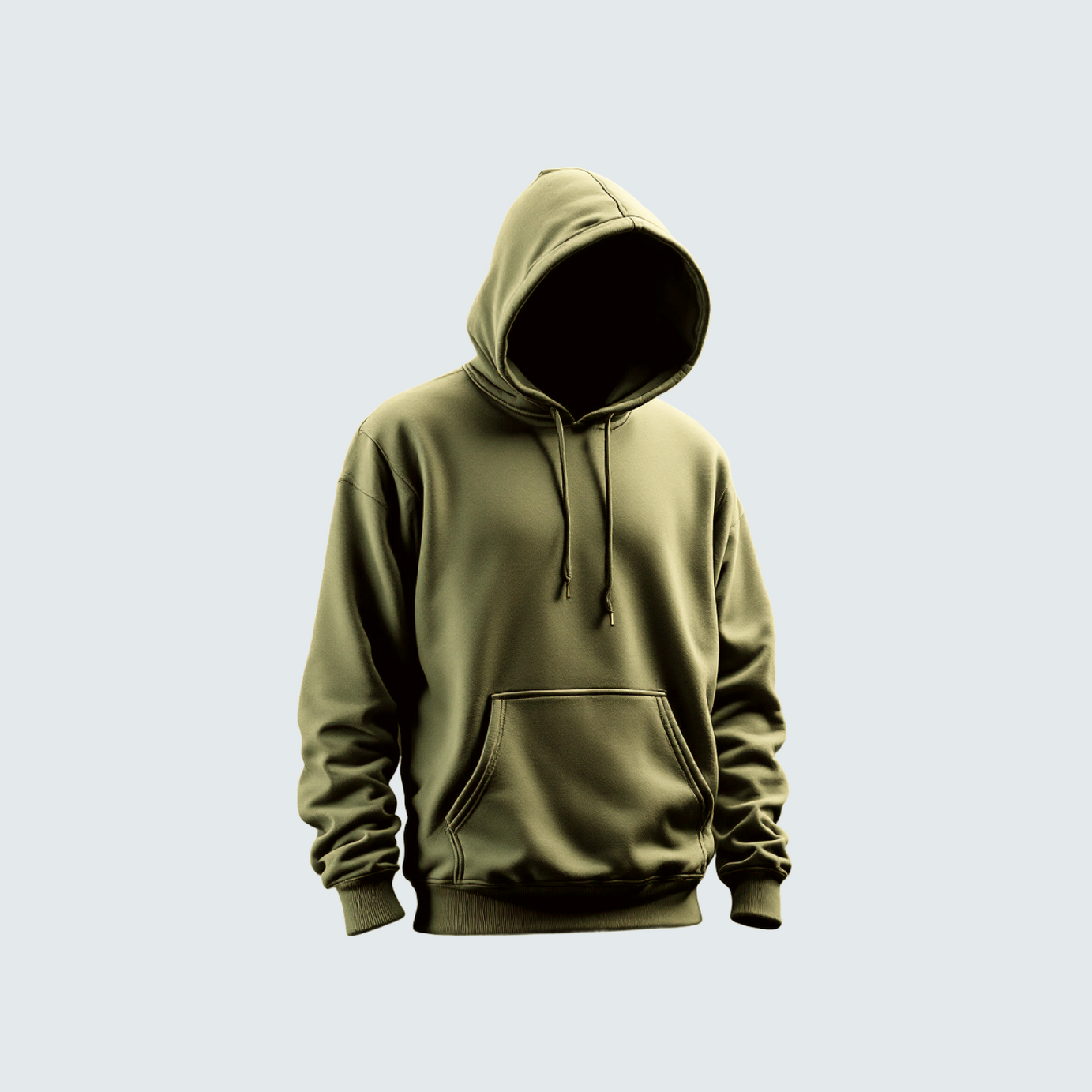 The Solid Hoodie Olive