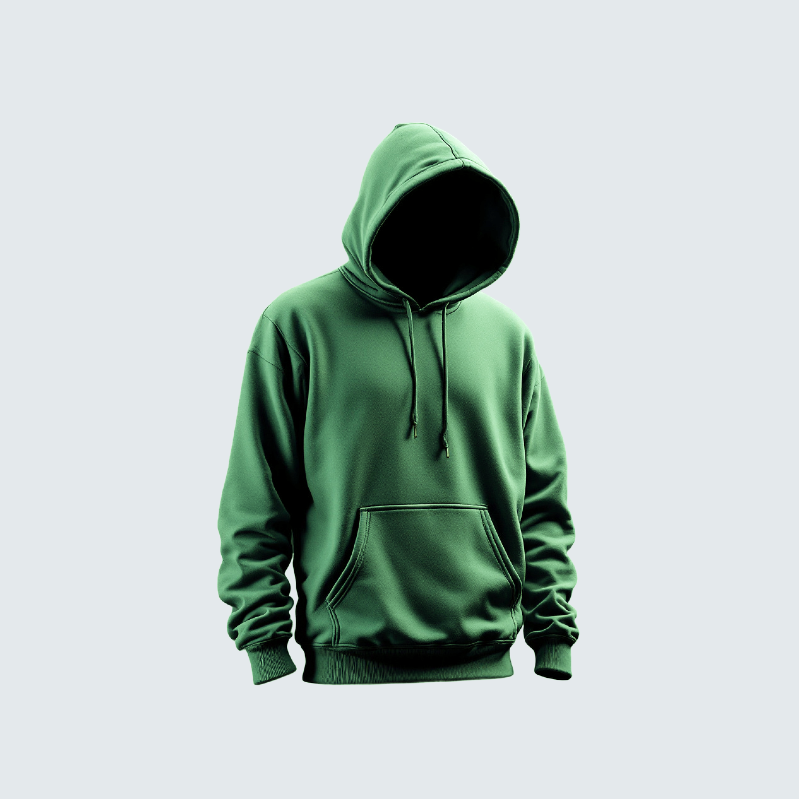 The Solid Hoodie Green