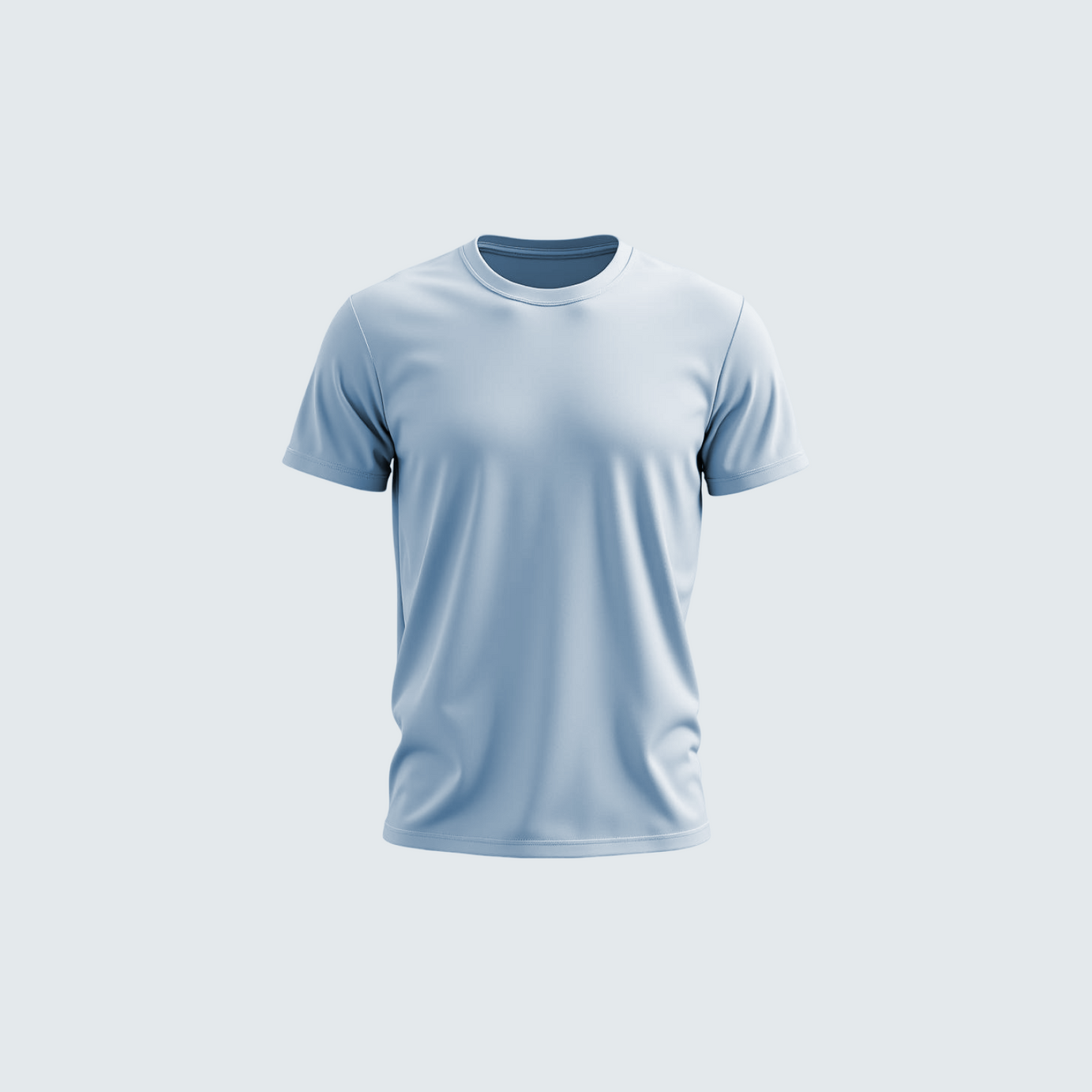 The Solid T-Shirt Blue