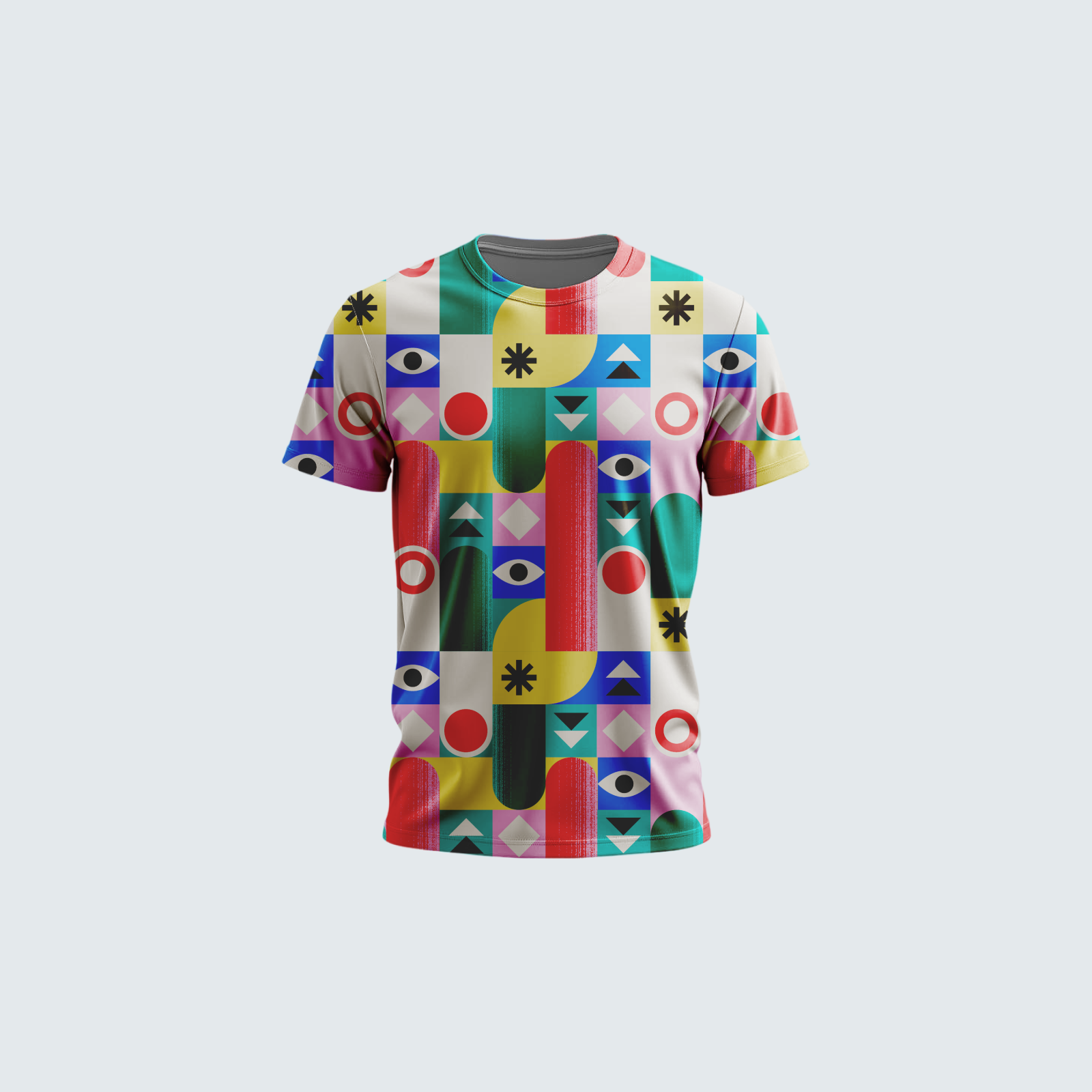 Full Print Abstract T-Shirt