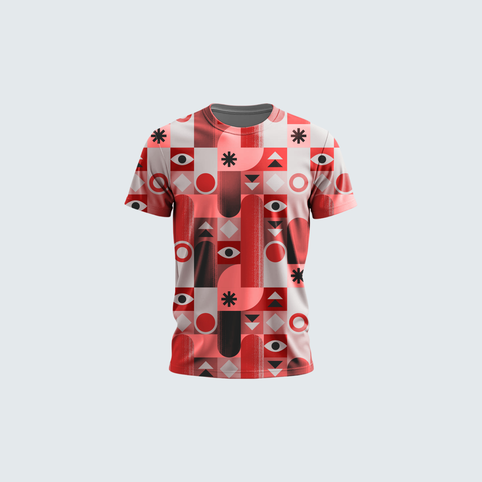 Full Print Abstract T-Shirt