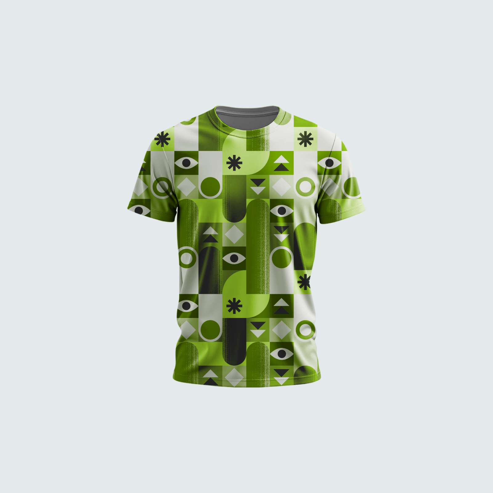 Full Print Abstract T-Shirt
