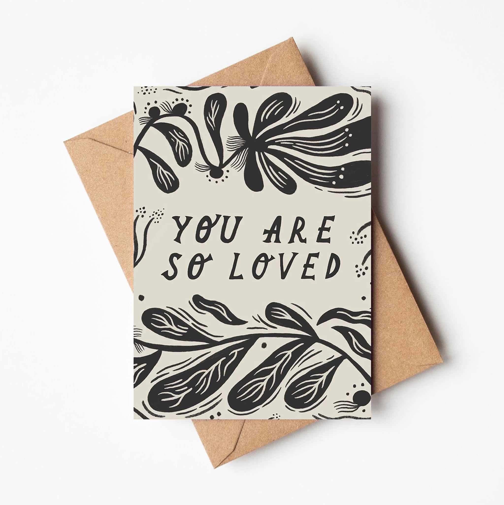 Greeting Card - Loved