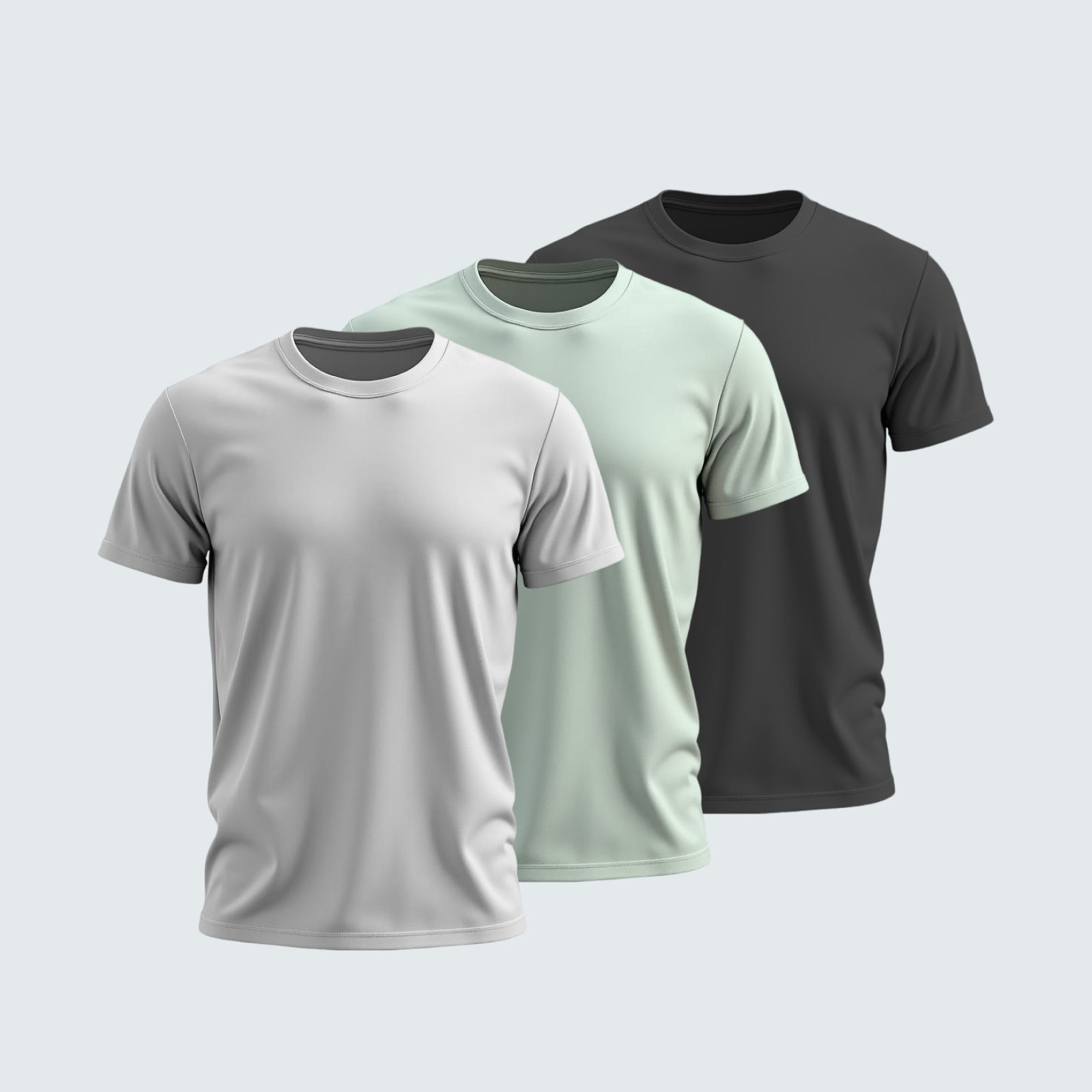 T-Shirts Solids Clr Set of 3