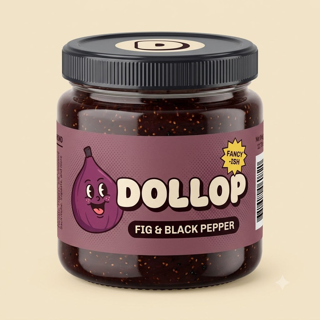 DOLLOP Fig & Black Pepper jar