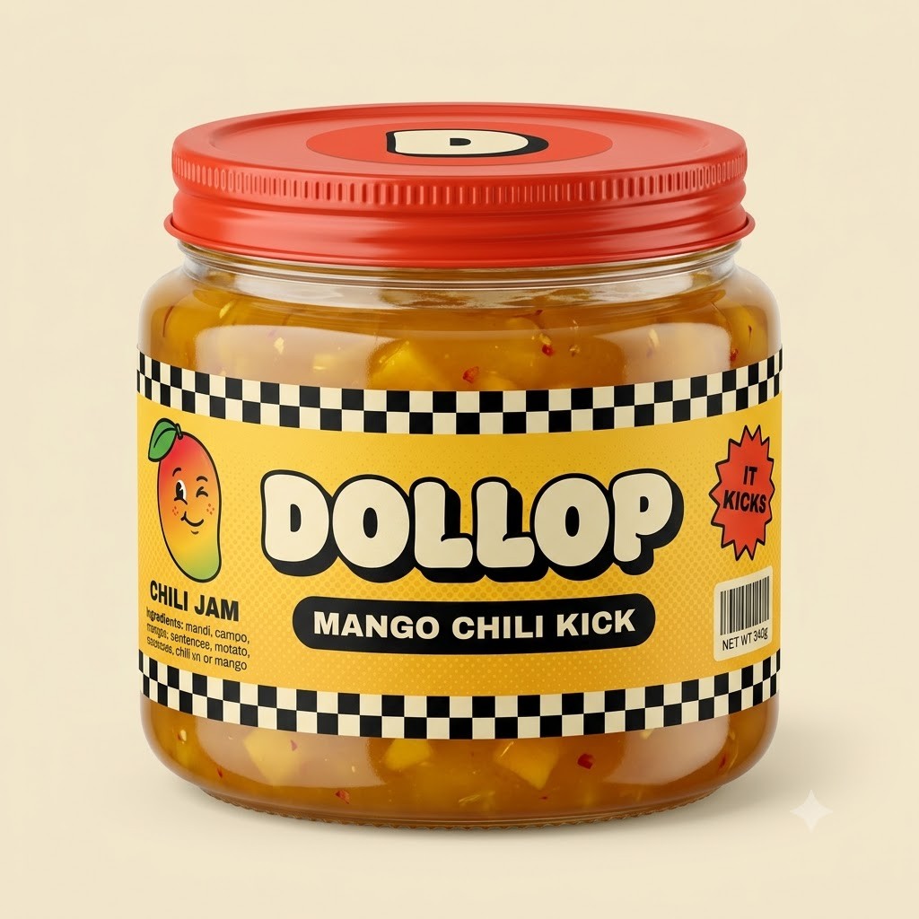 DOLLOP Mango Chili Kick jar