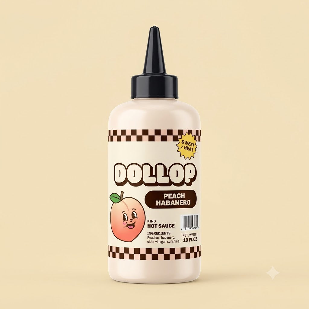 DOLLOP Peach Habanero jar