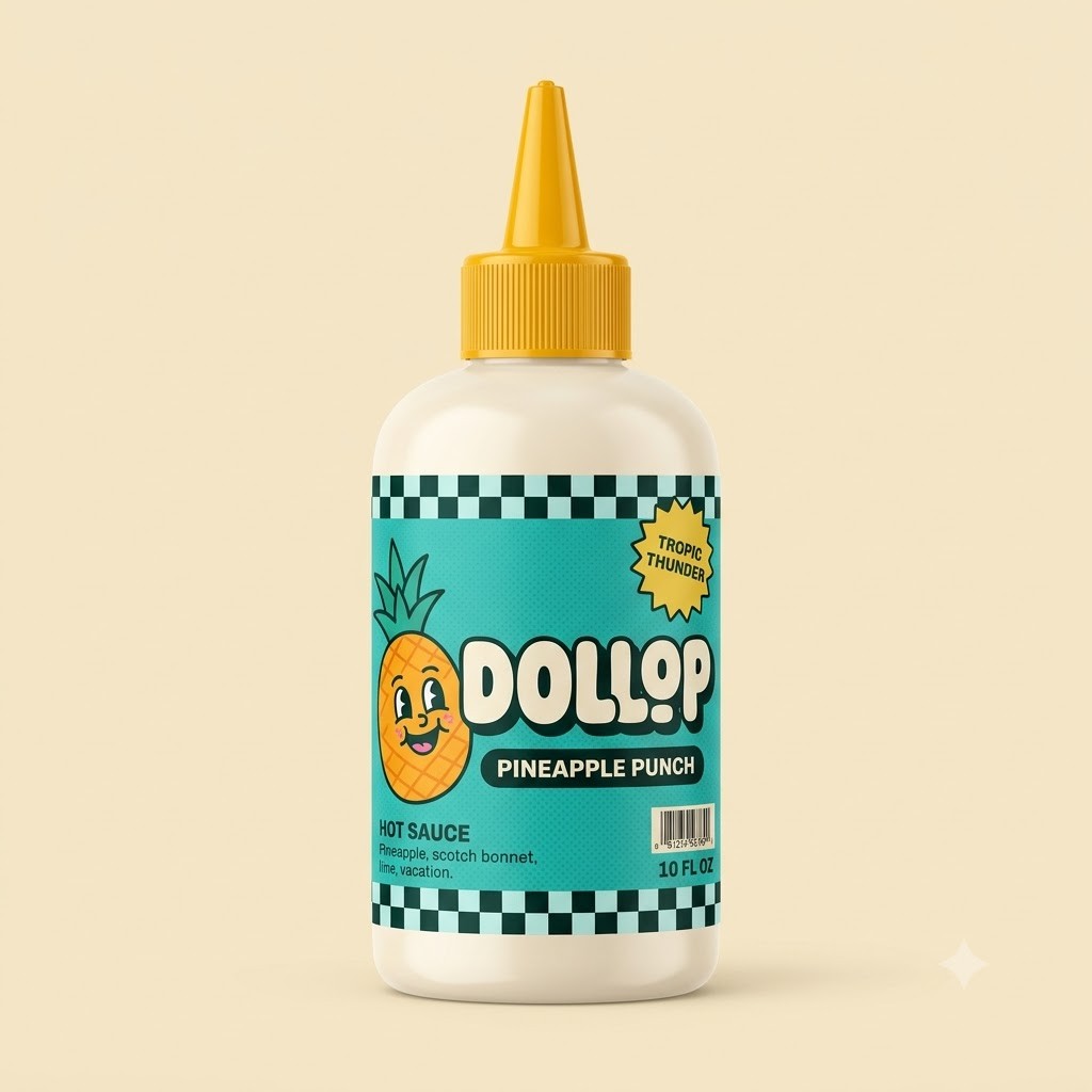 DOLLOP Pineapple Punch jar