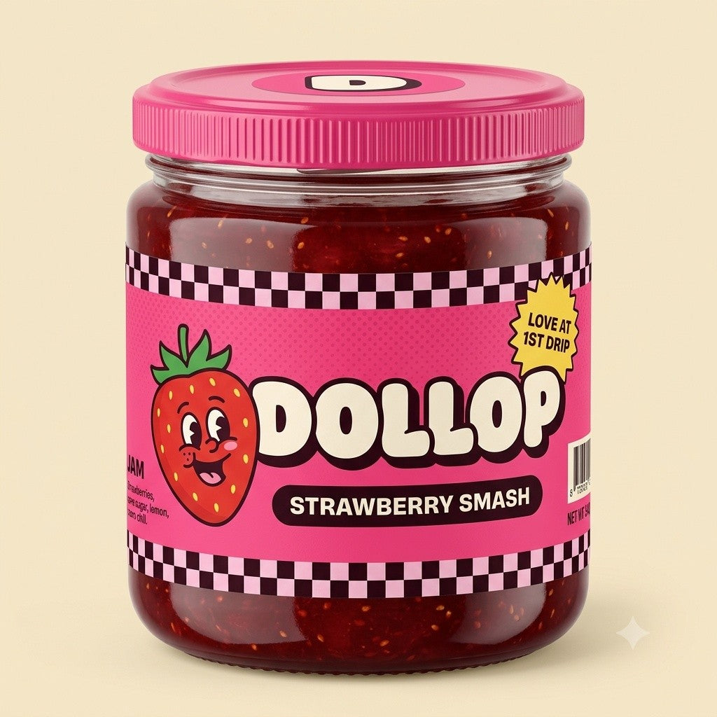 DOLLOP Strawberry Smash jar