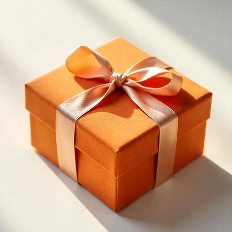 Ribbon Packed Jewelry Box